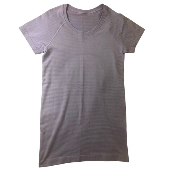 Lululemon Swiftly Tech Short Sleeve 2.0 LILAC SMOKE SZ 4 - Picture 2 of 5